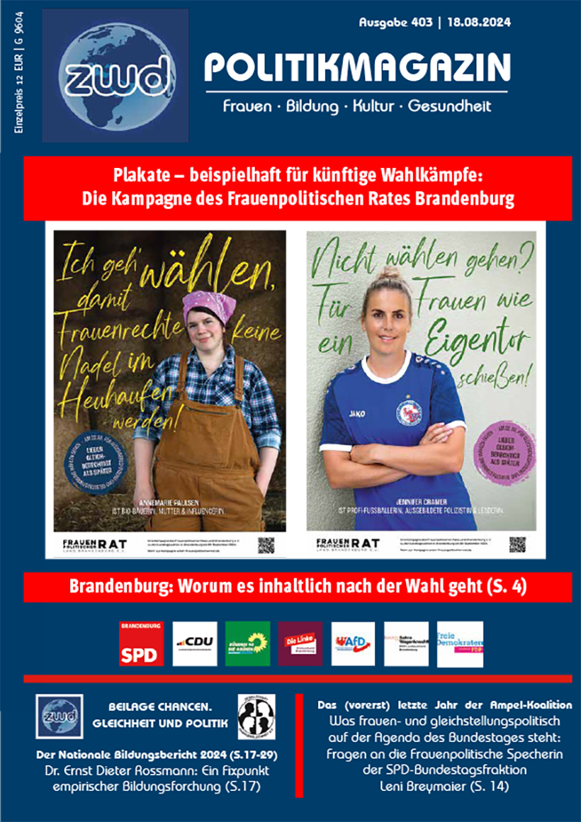 Titel zwd-POLITIKMAGAZIN 403